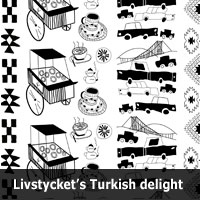 Livstyckets mönster Turkish delight