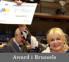 Livstycket received the EESC Civil Society Prize in Brussels