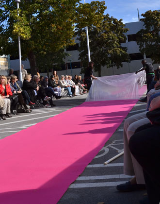 Rosa catwalk i Tensta