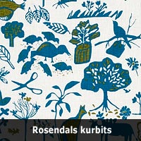 Livstyckets textilmönster Rosendals kurbits