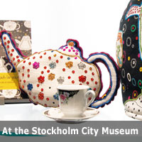 Livstyckets utställning på Stockholms stadsmuseum. Livstycket at the Stockholm City Museum