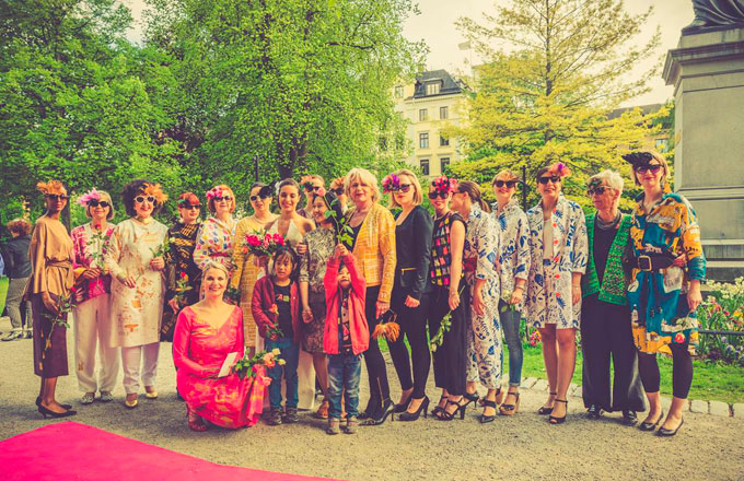 Livstyckets modevisning i Berzelii park 2015